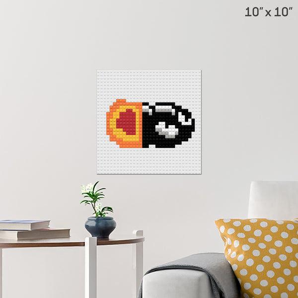 billfrom mario Brick Poster