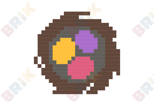 Bird Nest Pixel Art