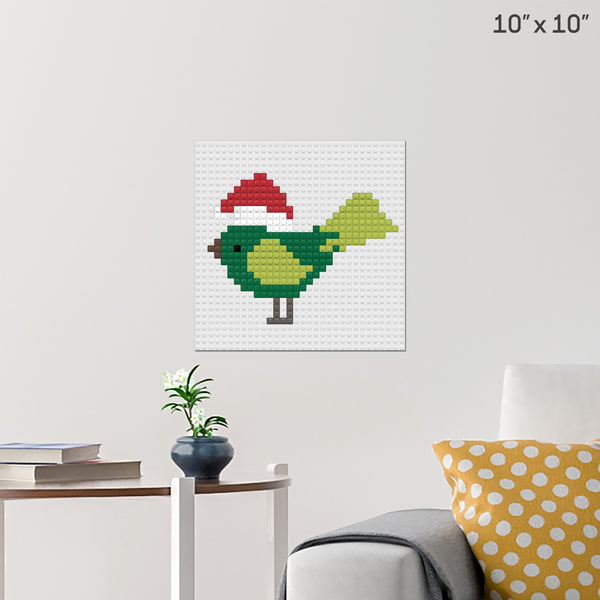 Bird Brick Poster