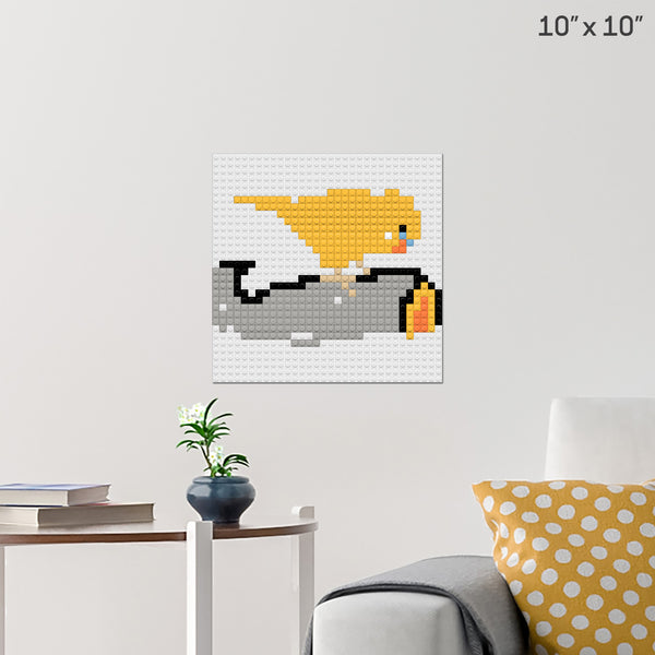 birdy boy Brick Poster
