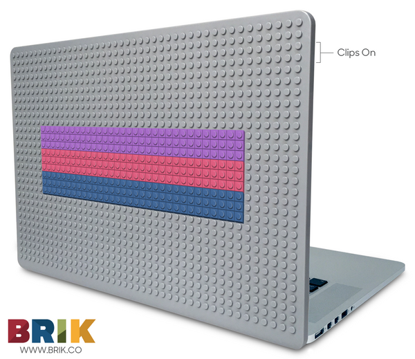 bisexual flag Laptop Case