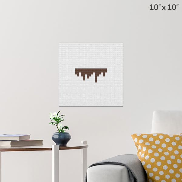 Bittersweet Chocolate Day Brick Poster