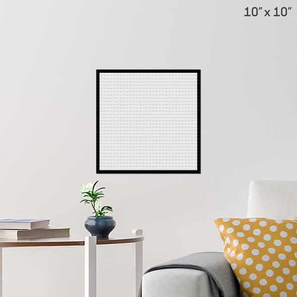 Black Border Brick Poster