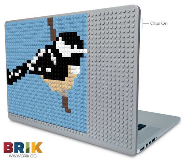 Black Capped Chickadee Laptop Case