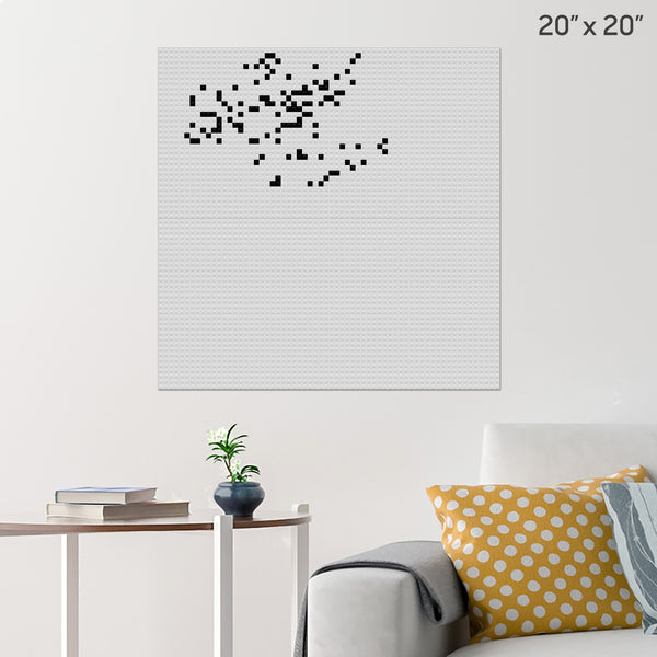black hole Brick Poster