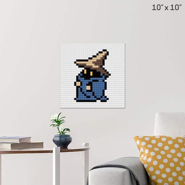 Black Mage Final Fantasy Wizard Brick Poster