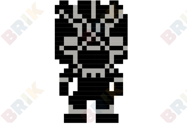 Black Panther Pixel Art