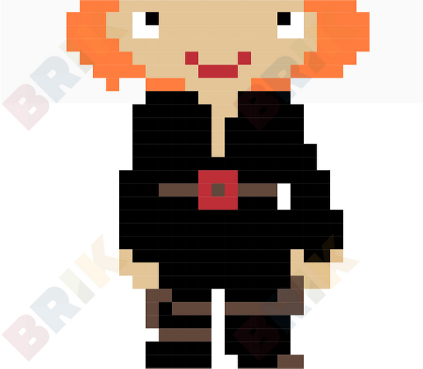 Black Widow Pixel Art