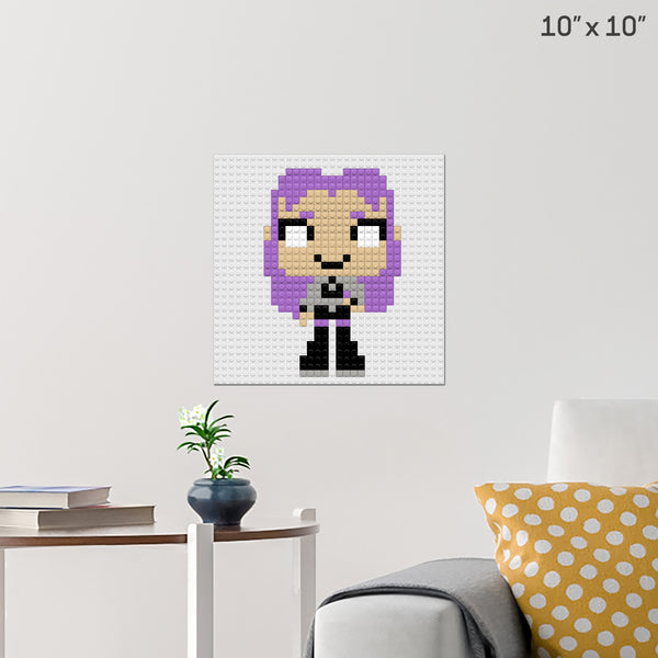 Blackfire Brick Poster