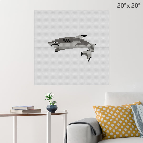 Blacktip Shark Brick Poster