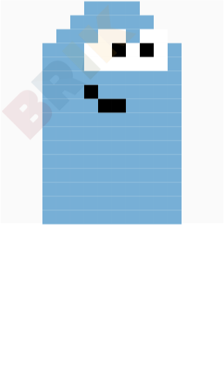 Bloo Pixel Art