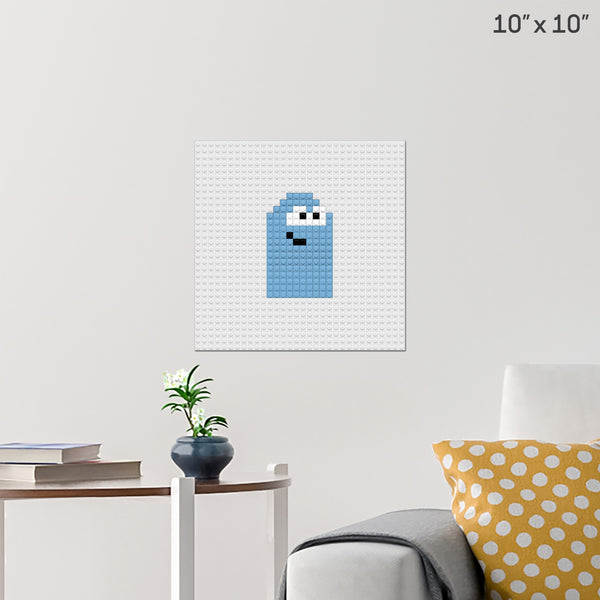 Bloo Brick Poster