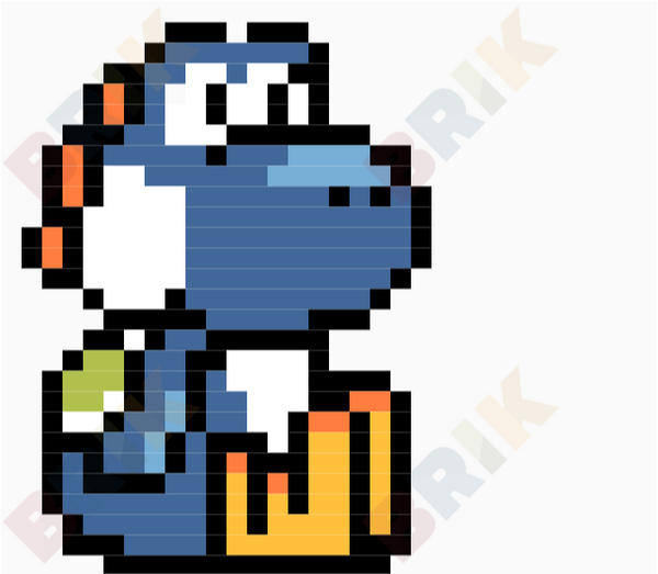 blue baby yoshi