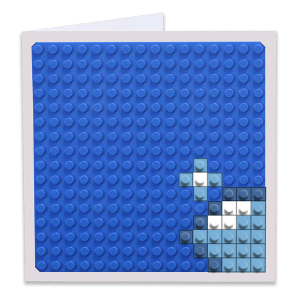 Blue Chaos Emerald Greeting Card