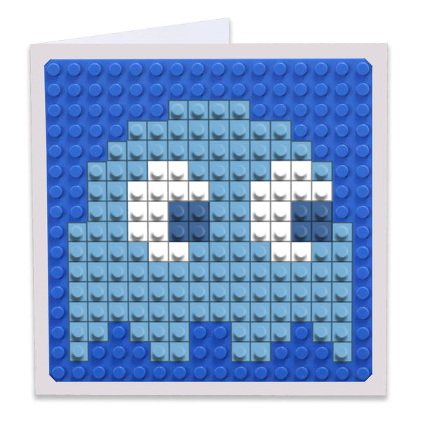 Blue Ghost Greeting Card