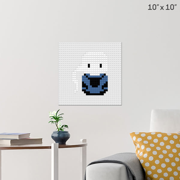 Blue Lantern corps Brick Poster
