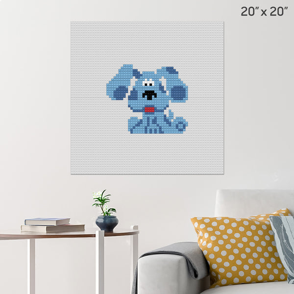 Blue Brick Poster