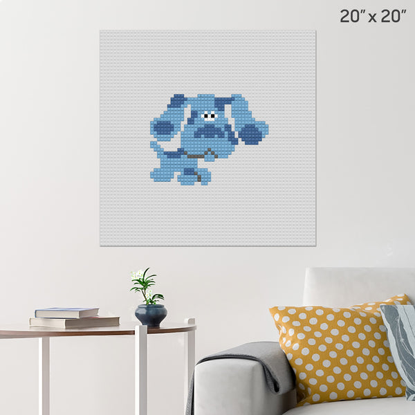 Blue Brick Poster