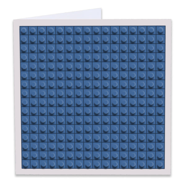 blue plate Greeting Card