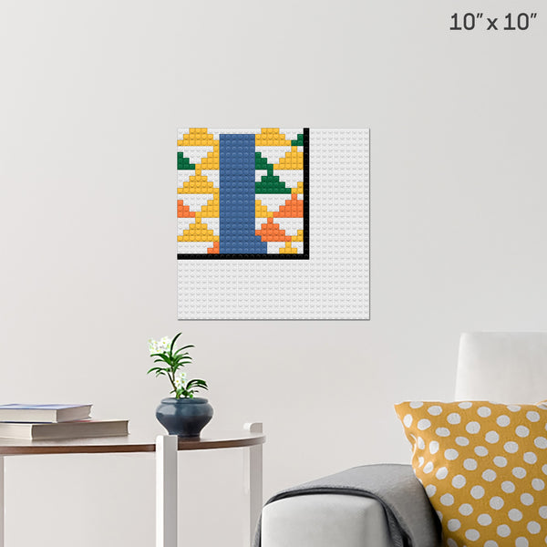 Blue Slide Park Brick Poster