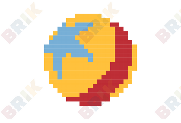 Blue's Ball Pixel Art