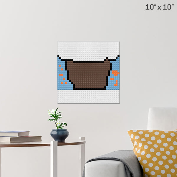 Boat Brick Poster