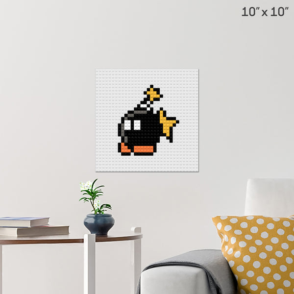 Bob-Omb Brick Poster