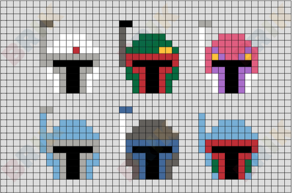 Boba Fett Pixel Art