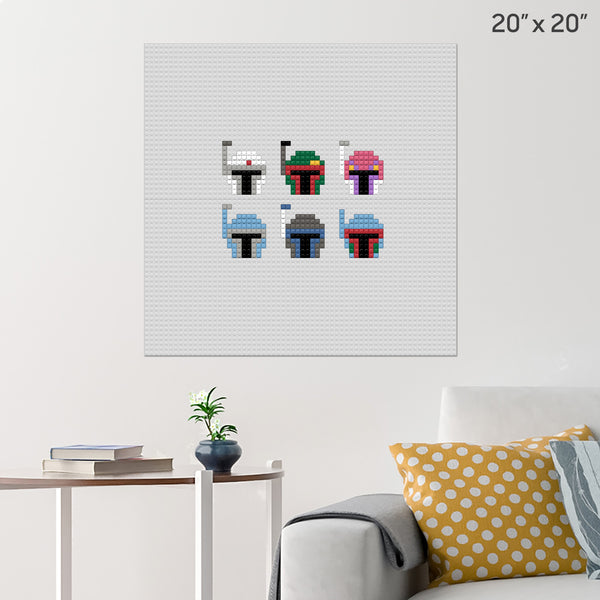 Boba Fett Brick Poster