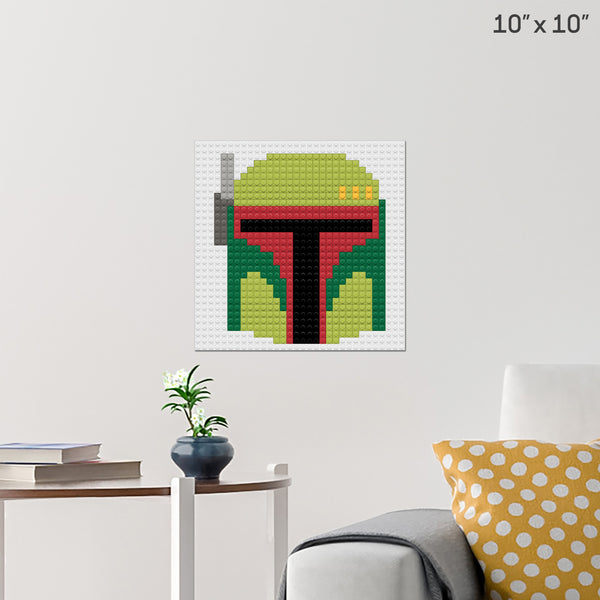 Boba Fett Brick Poster