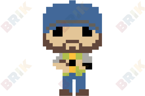 Bobby Singer Pixel Art