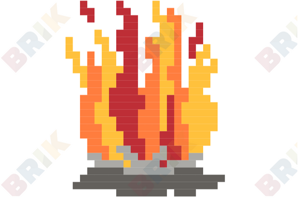 Bonfire Night Pixel Art