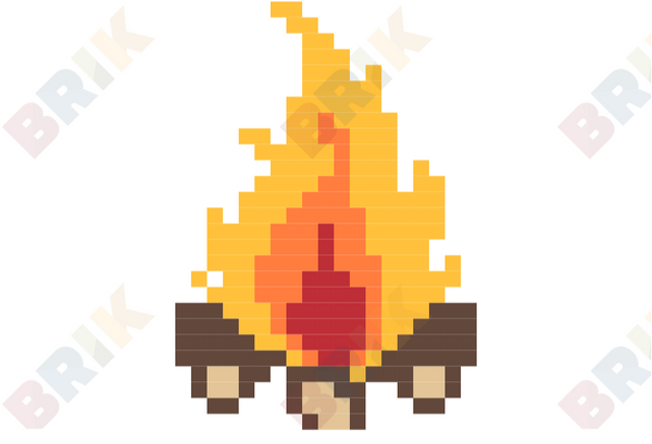 Bonfire Pixel Art