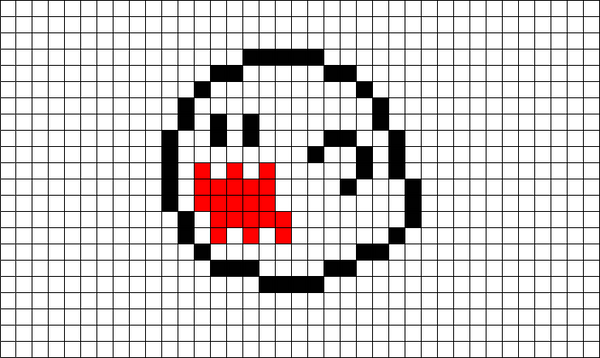 Boo Mario Pixel Art