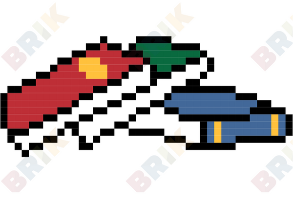 Books Pixel Art