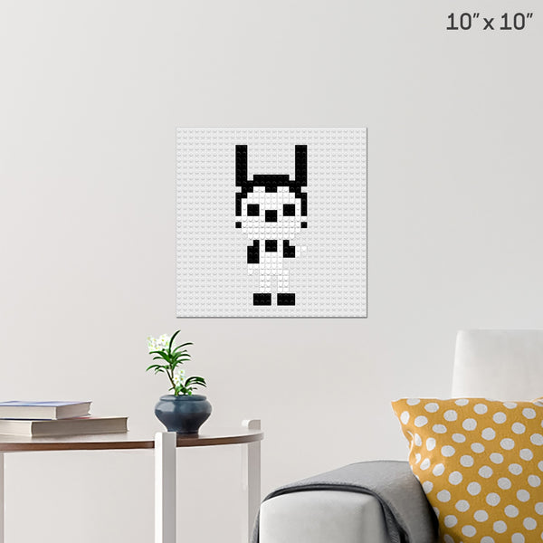 Boris The Wolf Brick Poster