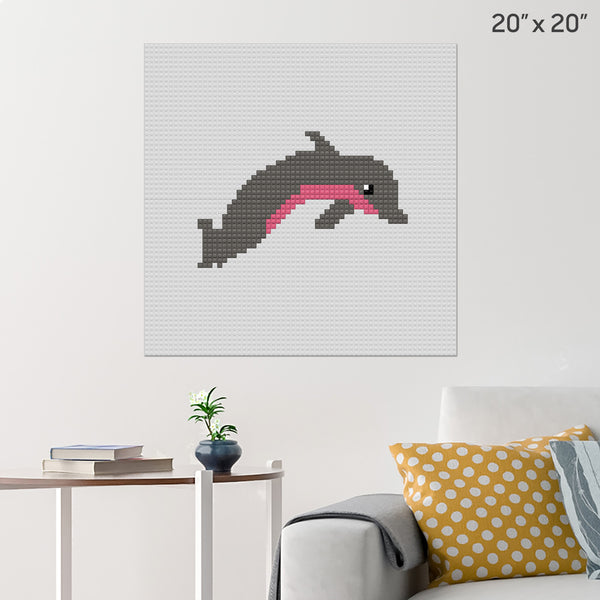 Bottlenose Dolphin Brick Poster