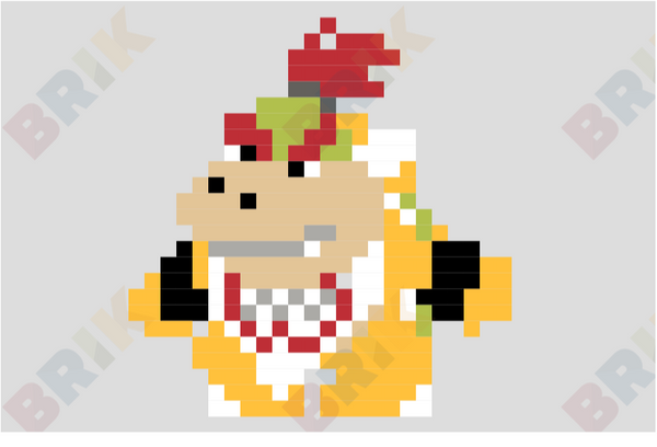 Bowser Jr. Pixel Art