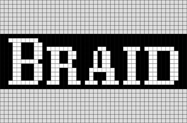 Braid Pixel Art