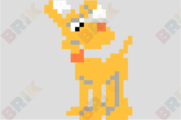 Brain Pixel Art