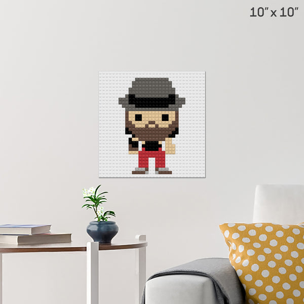 Bray Wyatt Brick Poster