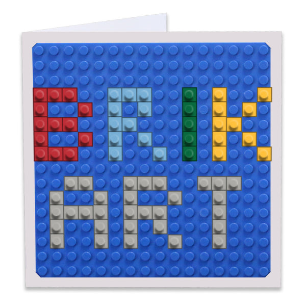 brik art card Greeting Card