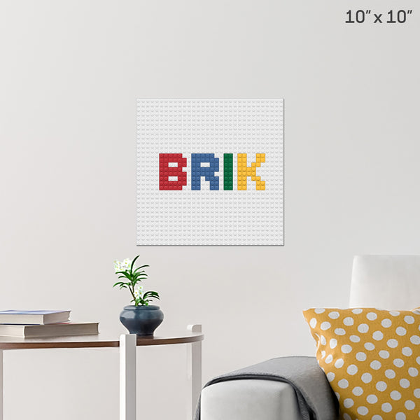 Brik Brick Poster