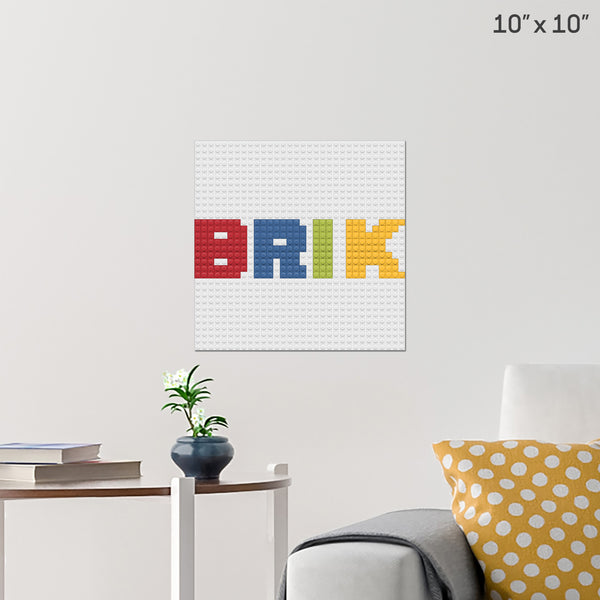 BRIK Brick Poster