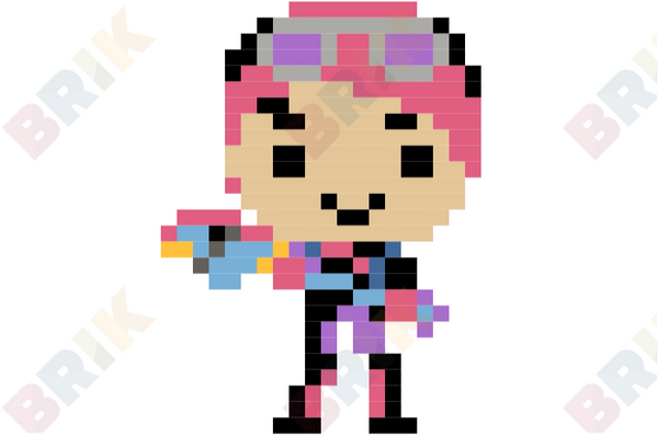 Brite Bomber Pixel Art