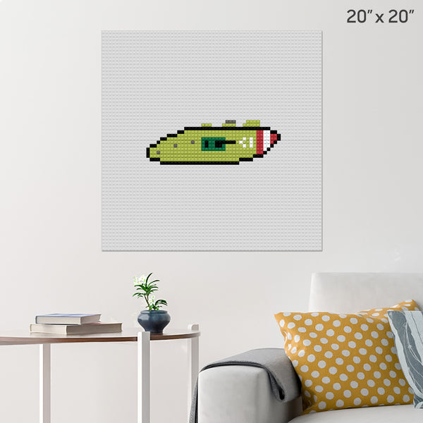 British Mark IV Tank Brick Poster