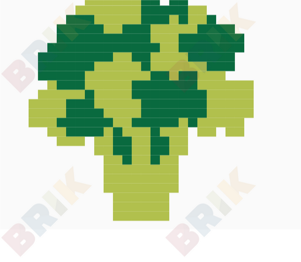 Broccoli Pixel Art
