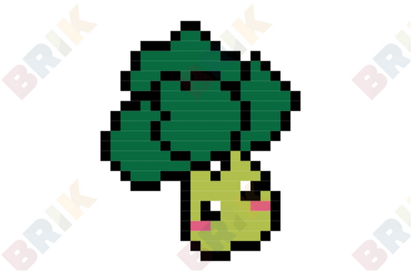 Broccoli Pixel Art