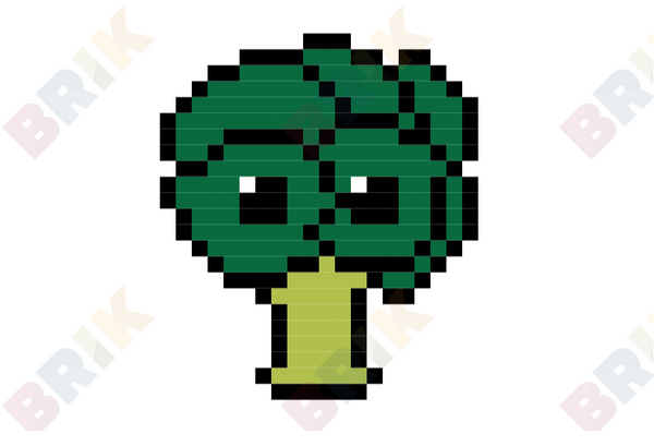 Broccoli Pixel Art