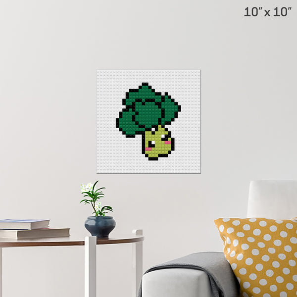 Broccoli Brick Poster